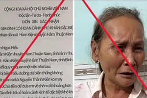 Thông tin sai sự thật đăng tải trên mạng xã hội