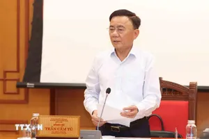 Đồng chí Trần Cẩm Tú, Ủy viên Bộ Chính trị, Thường trực Ban Bí thư. Ảnh: TTXVN