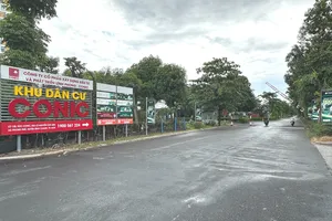 Dự án khu dân cư Conic 13B (xã Bình Hưng, TPHCM) là một trong 112 dự án được công bố đủ điều kiện miễn giấy phép xây dựng. Ảnh: THANH HIỀN