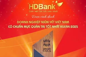 HDBank – Ngân hàng Việt được vinh danh Top 5 Quản trị chuẩn mực ASEAN 2025