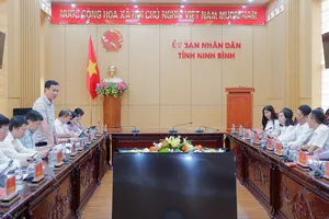 Phó Chủ nhiệm Ủy ban Văn hóa và Xã hội Triệu Thế Hùng chủ trì làm việc về dự thảo Luật Báo chí (sửa đổi)