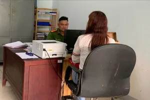 Cơ quan công an làm việc với bà N.T.Q.