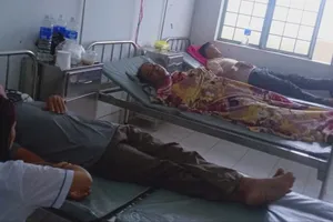 Các nạn nhân cấp cứu tại bệnh viện