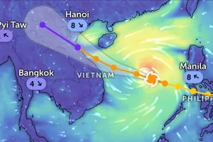 Bão Bualoi di chuyển cực nhanh, sáng 29-9 có thể đổ bộ miền Trung