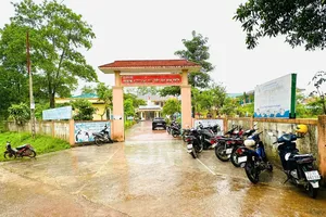 Trường tiểu học Kim Thủy, nơi có 75 học sinh nghỉ học với lý do phụ huynh cho con ở nhà vì suất ăn không đảm bảo