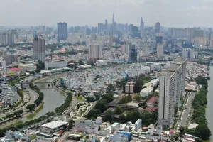 Khu đô thị tại Phường Phú Định, TPHCM. Ảnh: HOÀNG HÙNG