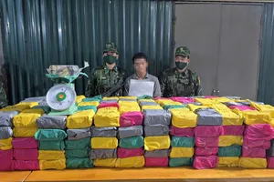 Quảng Trị: Bắt giữ 2 đối tượng người Lào, thu giữ 500kg ma túy