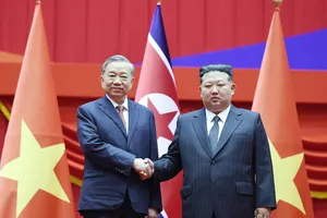 Lễ đón Tổng Bí thư Tô Lâm thăm cấp Nhà nước Cộng hòa Dân chủ Nhân dân Triều Tiên