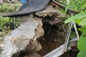 TPHCM: Khu vực dưới chân Núi Lớn vẫn tiềm ẩn nguy cơ sạt lở cao