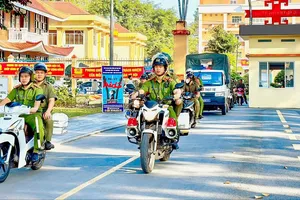 Công an phường Phú Giáo (TPHCM) ra quân cao điểm phòng ngừa, phát hiện, ngăn chặn, tấn công trấn áp tội phạm, bảo đảm an ninh trật tự trước, trong và sau Tết Bính Ngọ 2026