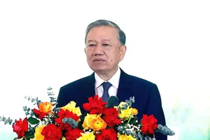 Tổng Bí thư Tô Lâm phát biểu chỉ đạo tại hội nghị. Ảnh: VIẾT CHUNG