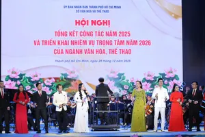 Sở VH-TT TPHCM tổ chức Hội nghị “Tổng kết công tác năm 2025; triển khai nhiệm vụ trọng tâm năm 2026 của ngành Văn hóa và Thể thao Thành phố Hồ Chí Minh”. ẢNH: DŨNG PHƯƠNG.