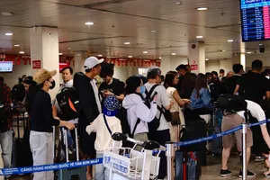 Hôm nay 4-1, Cảng Hàng không quốc tế Tân Sơn Nhất dự kiến phục vụ hơn 139.000 lượt khách