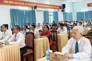 Tham dự hội nghị có đồng chí Nguyễn Minh Triết, nguyên Ủy viên Bộ Chính trị, nguyên Chủ tịch nước