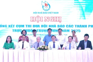 Lễ ký kết giao ước thi đua năm 2026 giữa các Hội Nhà báo 