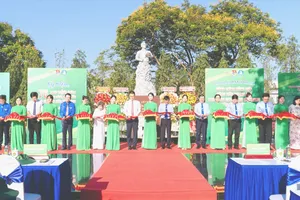 Khánh thành công trình nâng cấp công viên tượng đài anh hùng liệt sĩ Nguyễn Thái Bình