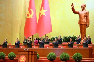 Những hình ảnh trang trọng trong ngày khai mạc Đại hội XIV của Đảng