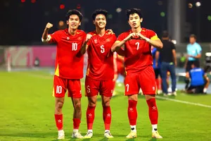 Các cầu thủ U23 Việt Nam đã nỗ lực hết mình ở Giải Bóng đá U23 châu Á 2026. ẢNH: TED TRẦN