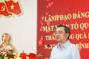 Trưởng Ban Chính sách, chiến lược Trung ương Nguyễn Thanh Nghị thăm, chúc tết tại Cà Mau