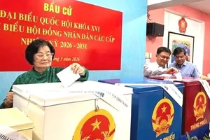 Đến 16 giờ ngày 15-3: Khoảng 72 triệu cử tri đi bầu cử, 5 tỉnh đạt tỷ lệ gần 100%