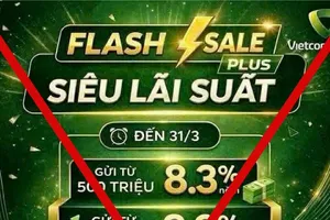 Ngân hàng cảnh báo chiêu lừa mạo danh ưu đãi lãi suất hấp dẫn