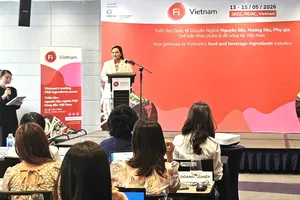 Bà Rose Chitanuwat, Giám đốc chuỗi dự án (ASEAN) Tập đoàn Informa Markets, chia sẻ cơ hội giao thương cho doanh nghiệp. Ảnh: MINH XUÂN