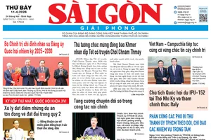 Sài Gòn Giải Phóng ngày 11/4/2026