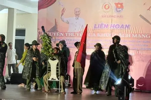 11 đội tham gia Liên hoan tuyên truyền ca khúc cách mạng tại xã Long Hải