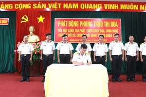 Ký kết giao ước thi đua tại Lữ đoàn 171