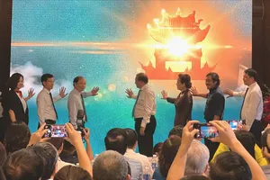 Khởi động cuộc thi phim ngắn "Hiền tài hôm nay". Ảnh: VĨNH XUÂN