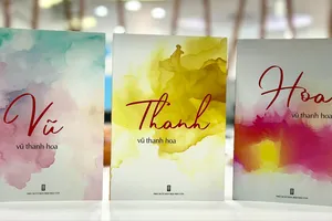 Nhà thơ Vũ Thanh Hoa trở lại với 3 tập thơ mang tên mình