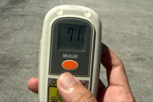 Nhiệt độ bề mặt bê tông tại sân bay Nội Bài chạm 71°C