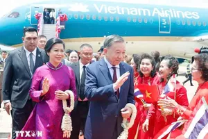 Tổng Bí thư, Chủ tịch nước Tô Lâm và Phu nhân bắt đầu thăm chính thức Thái Lan