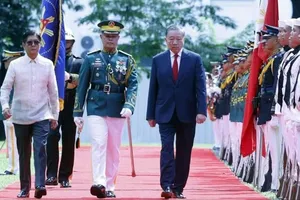 Lễ đón Tổng Bí thư, Chủ tịch nước Tô Lâm thăm cấp Nhà nước Philippines