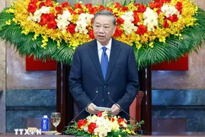 Tổng Bí thư, Chủ tịch nước Tô Lâm phát biểu tại buổi tiếp các trưởng đoàn tham dự Diễn đàn Tương lai ASEAN 2026 . Ảnh: TTXVN
