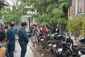 Lực lượng chức năng có mặt tại hiện trường