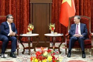 Tổng Bí thư, Chủ tịch nước Tô Lâm đã tiếp Đại sứ Nhà nước Palestine Saadi Salama ngày 25-6. Ảnh: TTXVN.