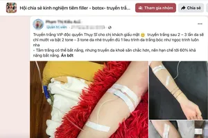 Trên nhiều hội nhóm tràn ngập các lời rao truyền trắng tại nhà. Ảnh chụp màn hình Facebook