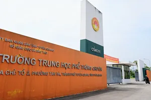 Trường THPT chuyên Tuyên Quang. Ảnh: ĐỖ TRUNG