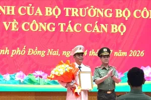 Công an TP Đồng Nai có tân Phó Giám đốc