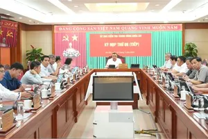 Kỳ họp thứ 8 của Ủy ban Kiểm tra Trung ương . Ảnh: Trang thông tin điện tử Ủy ban Kiểm tra Trung ương