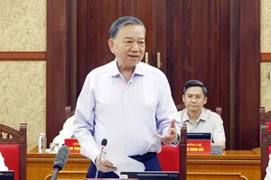 Tổng Bí thư, Chủ tịch nước Tô Lâm phát biểu tại phiên họp. Ảnh: TTXVN
