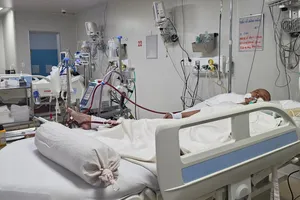Người bệnh mắc sốt xuất huyết nặng điều trị tại Bệnh viện Bệnh Nhiệt đới 