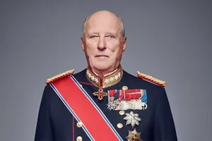 Chân dung Nhà vua Na Uy Harald V. Ảnh: royalcourt.no