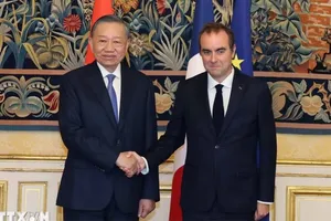 Tổng Bí thư, Chủ tịch nước Tô Lâm hội kiến Thủ tướng Pháp Sébastien Lecornu