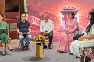 Các đại biểu tham dự tọa đàm “Điện ảnh và Di sản - Từ ươm mầm tài năng đến phát triển công nghiệp sáng tạo”. Ảnh: THƯƠNG NGUYỄN
