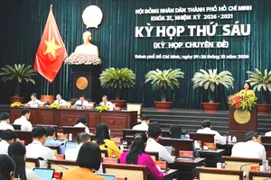 Kỳ họp thứ 6 HĐND TPHCM khóa XI sáng 29-10. Ảnh: VIỆT DŨNG