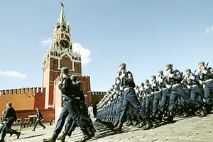 Buổi tổng duyệt duyệt binh tại lễ kỷ niệm 72 năm chiến thắng phát xít tại Quảng trường Đỏ, Mátxcơva, Nga