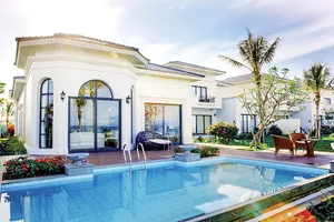 Hồ bơi riêng cho mỗi căn biệt thự