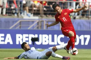 Thất bại 0-2 trước Honduras ở lượt đấu cuối khá tiếc cho thầy trò HLV Hoàng Anh Tuấn. Ảnh: Anh Khoa